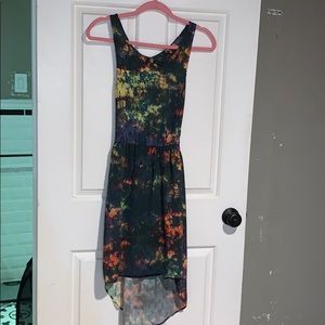 Zara hi-lo printed dress